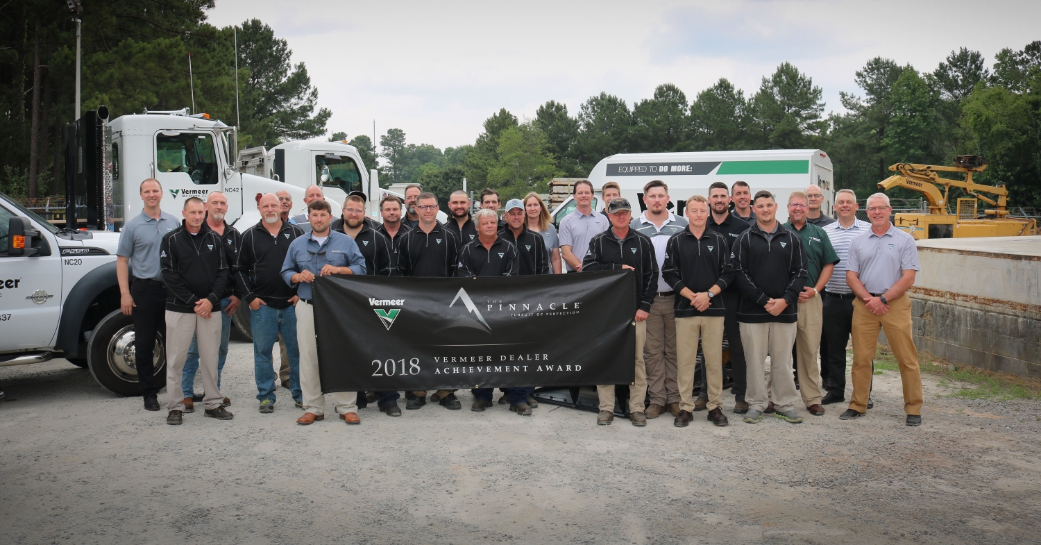 2018 Vermeer Pinnacle Award Presentation in Garner, North Carolina