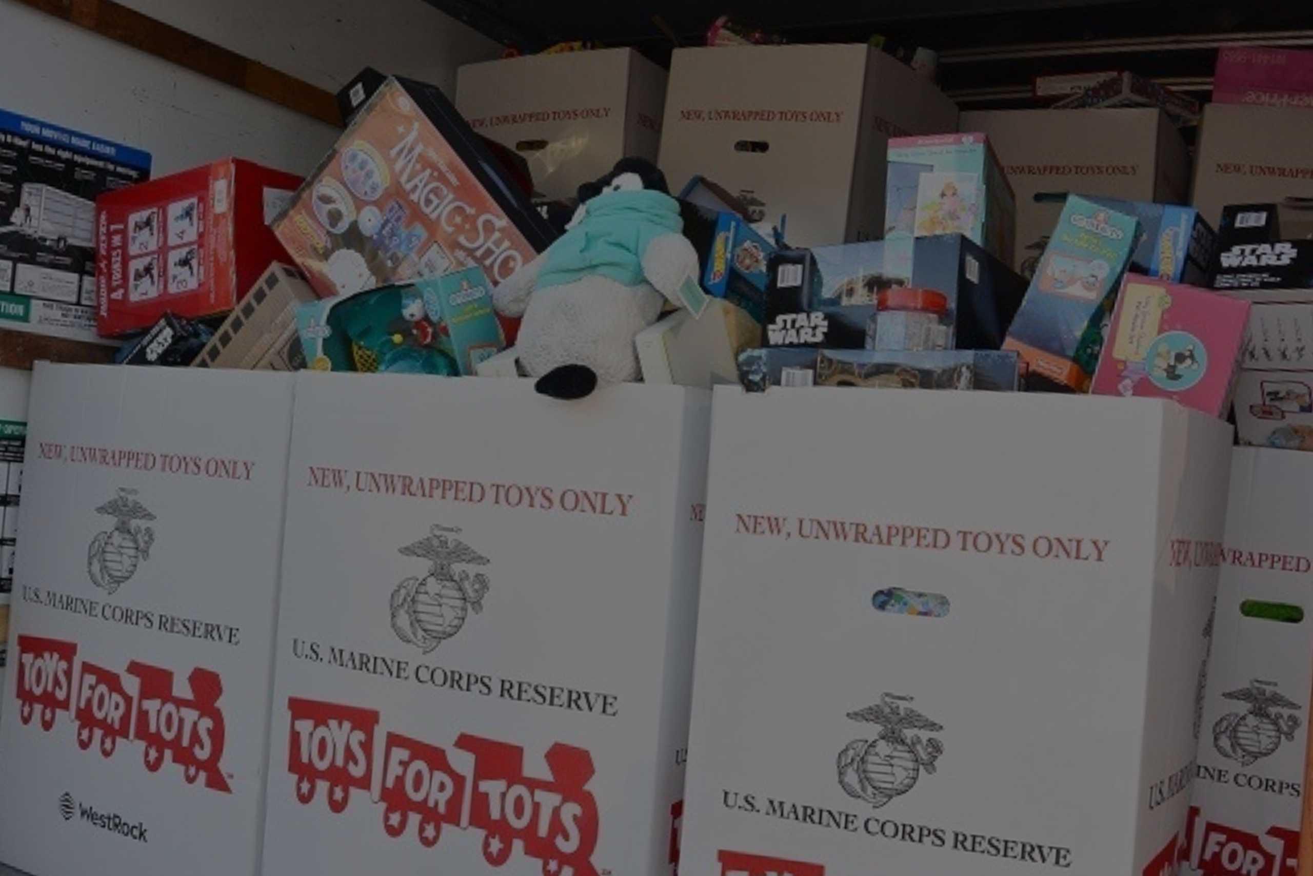 Toys for Tots donations